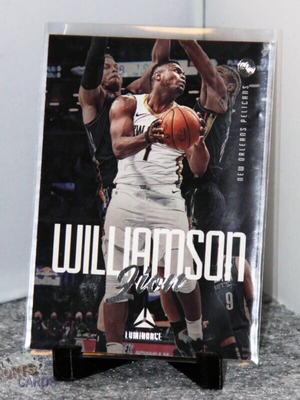 2020-21 Zion Williamson #144 Panini Chronicles Luminance - Afbeelding 3