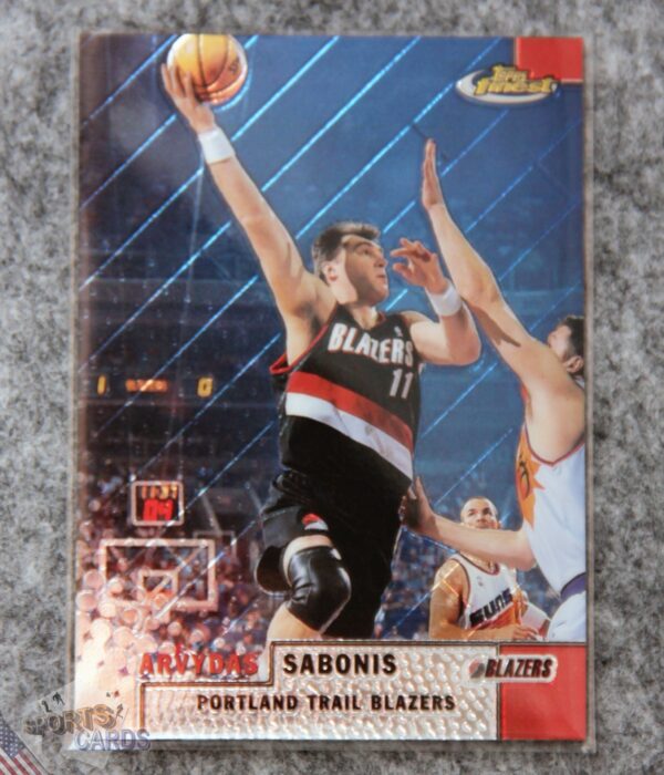 1999-00 Arvydas Sabonis #38 Topps Finest-front