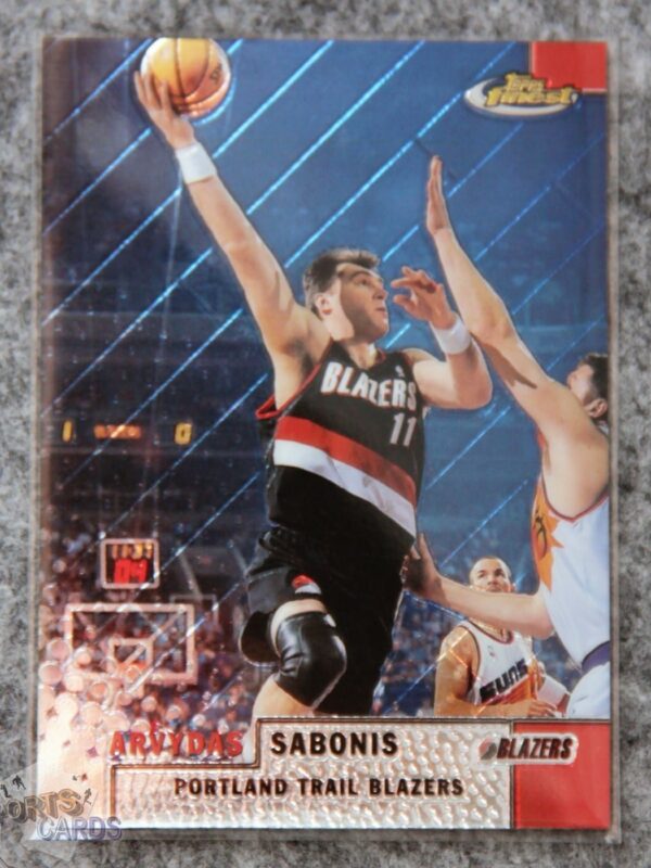 1999-00 Arvydas Sabonis #38 Topps Finest
