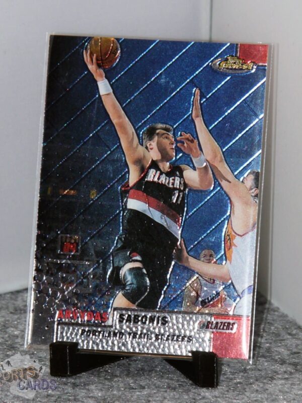 1999-00 Arvydas Sabonis #38 Topps Finest-stand