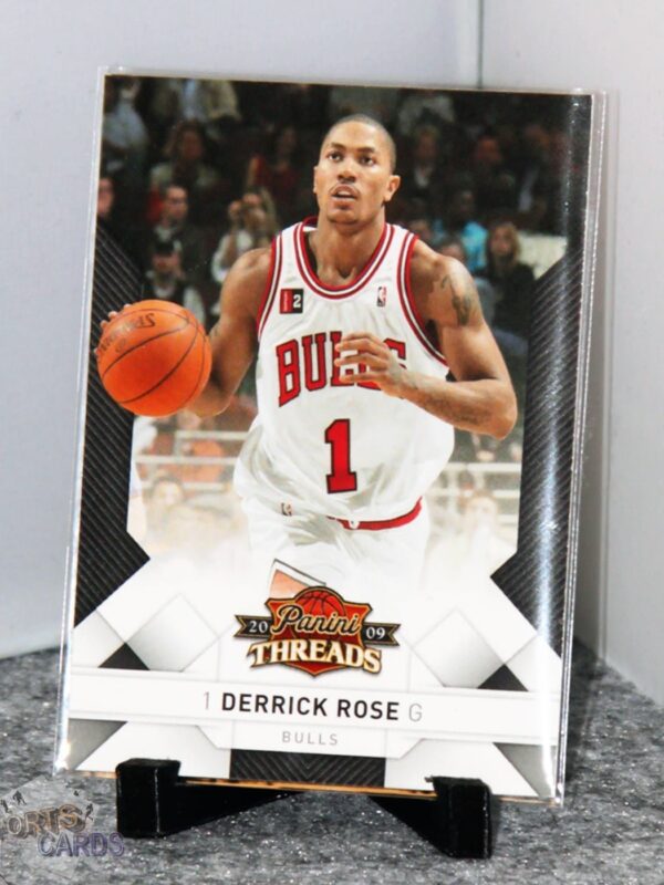 2009-10 Derrick Rose #44 Panini Threads - Afbeelding 3