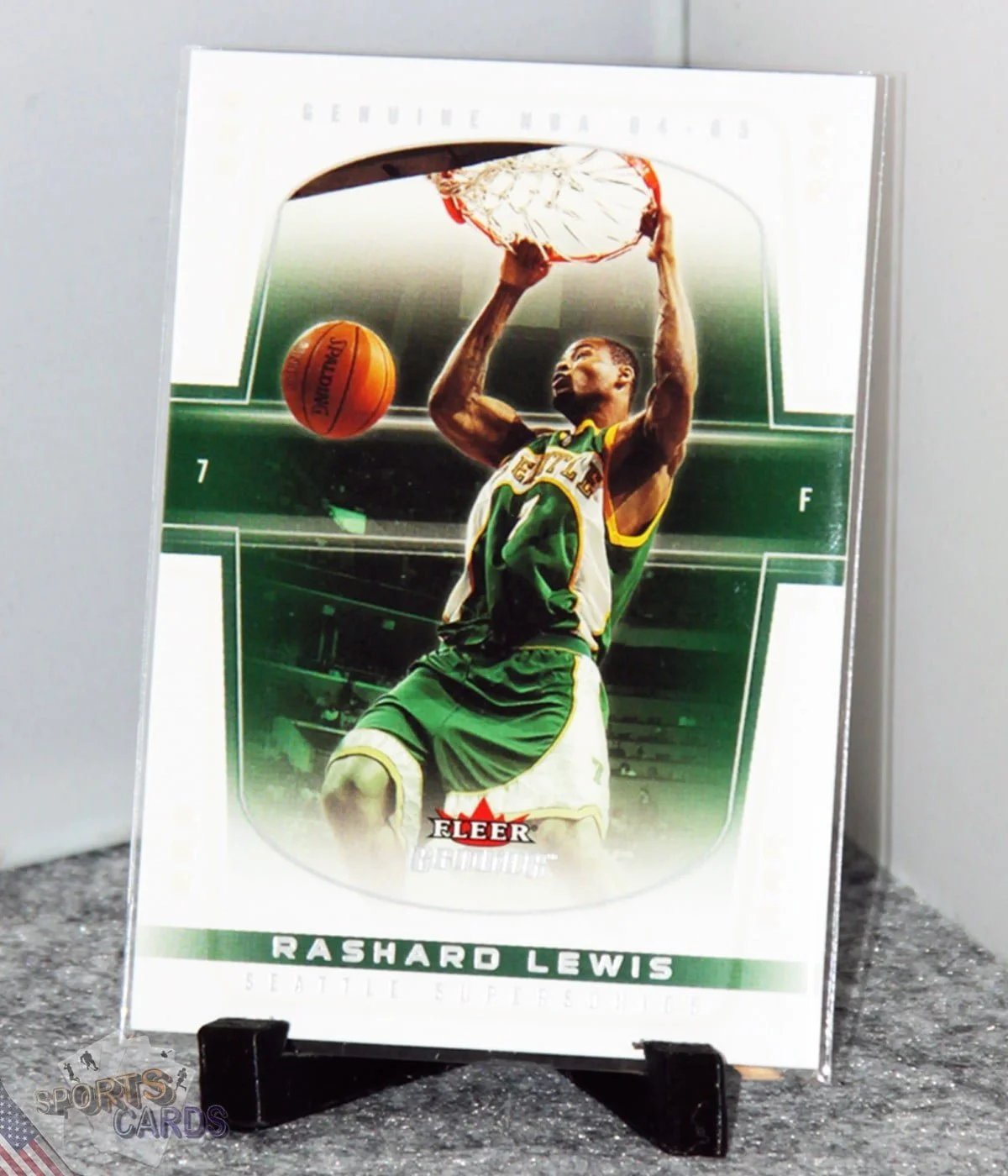 2004-05 Rashard Lewis #60 Fleer Genuine-stand
