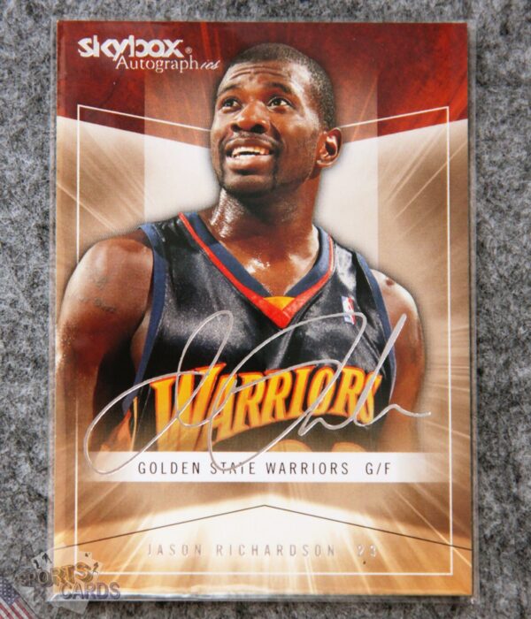 2004-05 Jason Richardson #54 Fleer Skybox Autographics-front