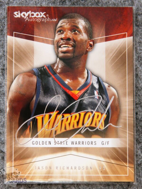 2004-05 Jason Richardson #54 Fleer Skybox Autographics-front