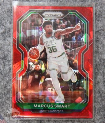 2020-21 Marcus Smart #97 Panini Prizm Red Ice Prizm