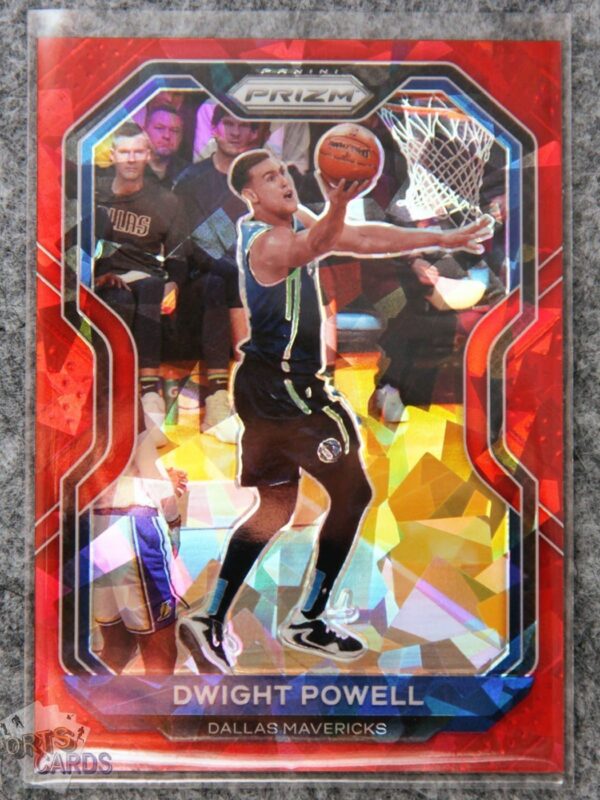 2020-21 Dwight Powell #83 Panini Prizm Red Ice Prizm