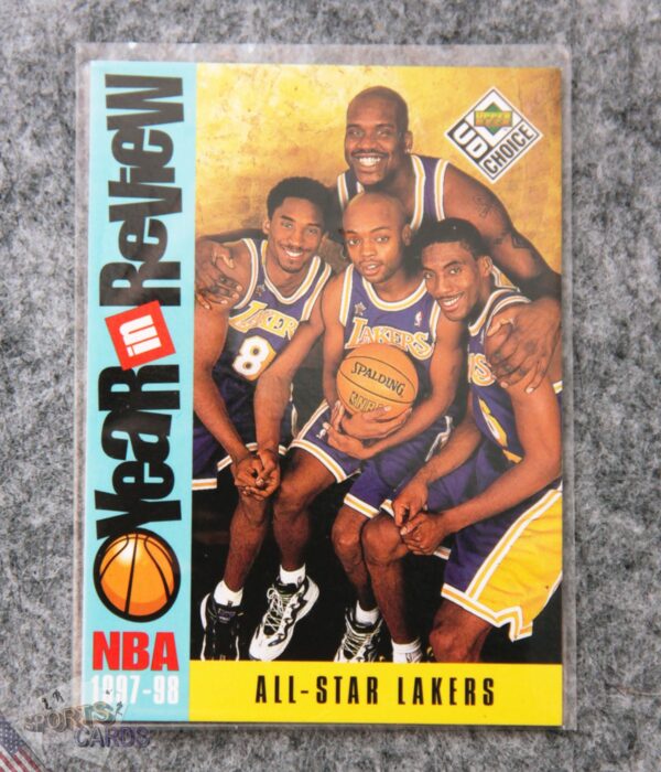 1997-98 All-Star Lakers #197 Upper Deck Year In Review-front