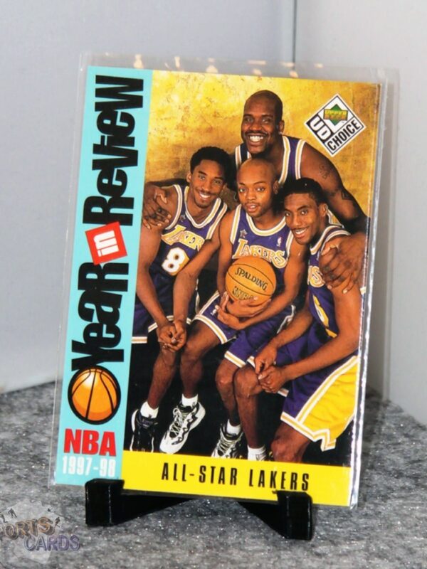 1997-98 All-Star Lakers #197 Upper Deck Year In Review-stand