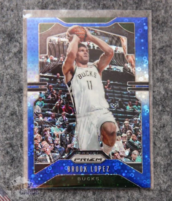2019-20 Brook Lopez #234 Panini Prizm Fast Break Blue Prizms-front