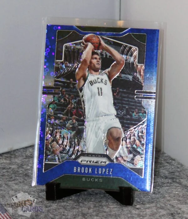 2019-20 Brook Lopez #234 Panini Prizm Fast Break Blue Prizms-stand
