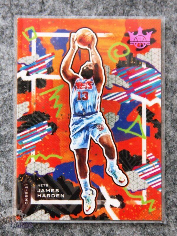2020-21 James Harden #42 Panini Court Kings Pink /99-front
