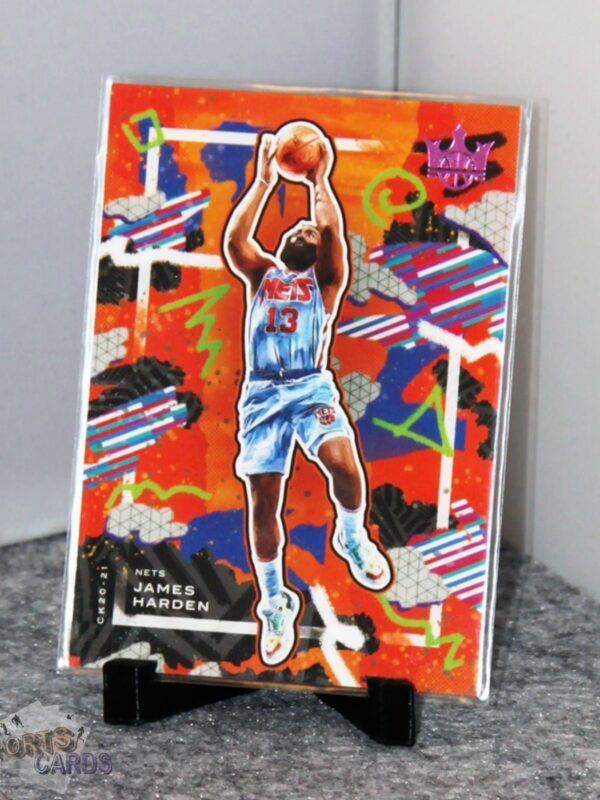 2020-21 James Harden #42 Panini Court Kings Pink /99 - Afbeelding 3