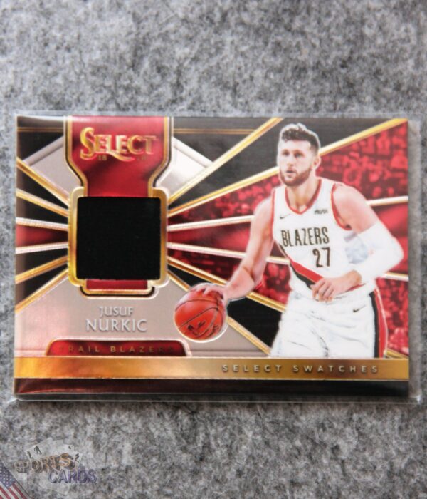 2018-19 Jusuf Nurkic #SS-JN Panini Select Select Swatches-front