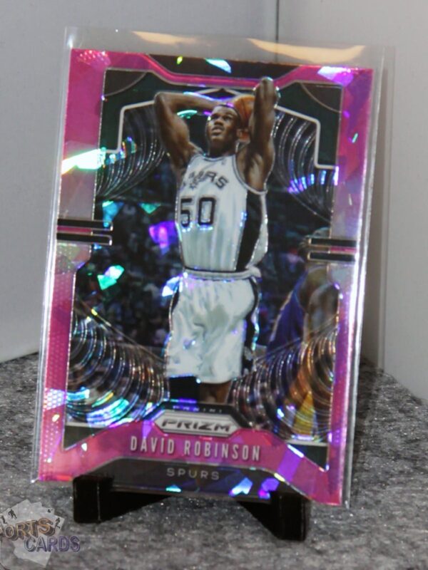 2019-20 David Robinson #9 Panini Prizm Pink Ice Prizm-stand