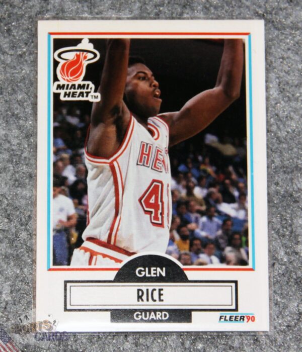 1990-91 Glen Rice #101 Fleer
