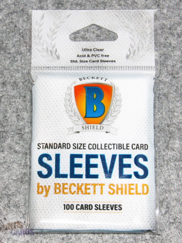 Beckett Shield Standard Size Card Sleeves-front