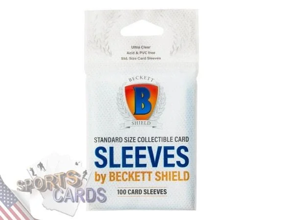 Beckett Shield Standard Size Card Sleeves-back