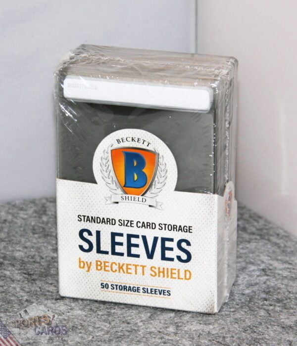 Beckett Shield Standard Size Card Storage Sleeves-front
