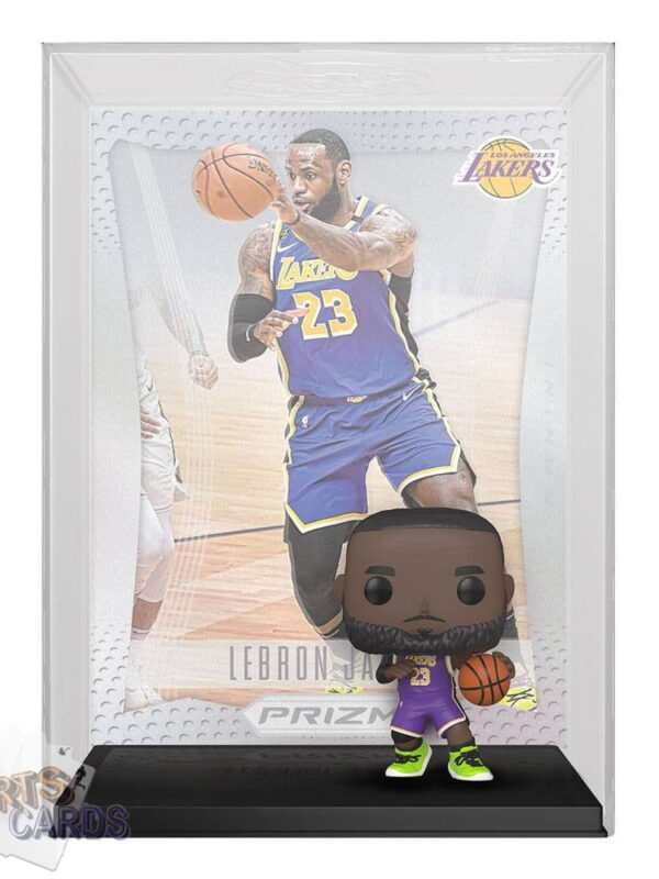Funko POP! Lebron James #02 Los Angeles Lakers NBA Panini Prizm Card + Vinyl Figure-back