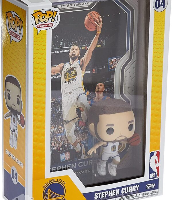Funko POP! Stephen Curry #04 Golden State Warriors NBA Panini Prizm Card + Vinyl Figure-front