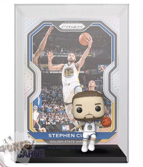 Funko POP! Stephen Curry #04 Golden State Warriors NBA Panini Prizm Card + Vinyl Figure-back