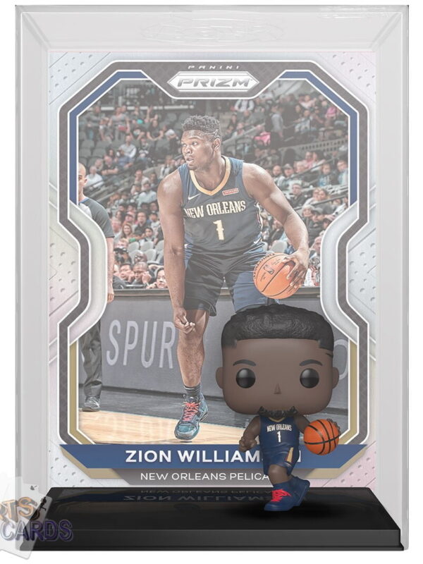 Funko POP! Zion Williamson #05 New Orleans Pelicans NBA Panini Prizm Card + Vinyl Figure-back