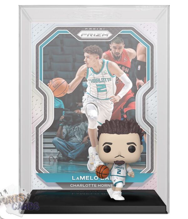 Funko POP! LaMelo Ball #01 Charlotte Hornets NBA Panini Prizm Card + Vinyl Figure-back