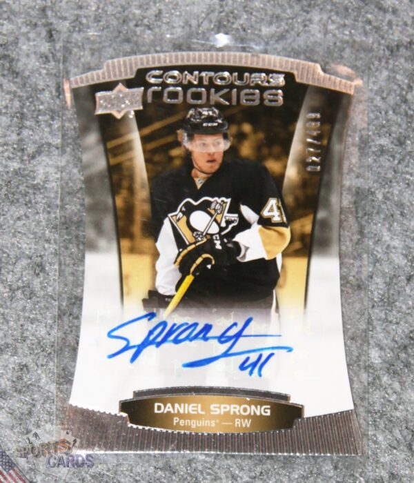 2015-16 Daniel Sprong #106 Upper Deck Contours Rookies Die-Cut /499