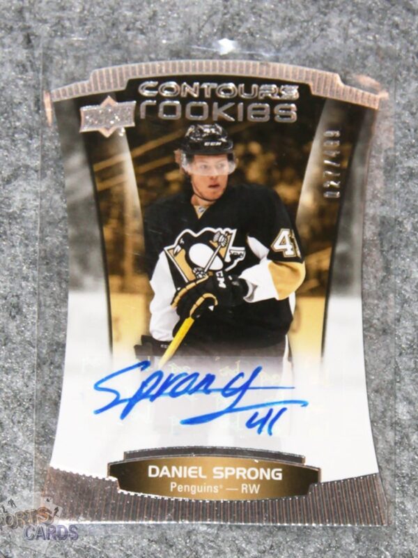 2015-16 Daniel Sprong #106 Upper Deck Contours Rookies Die-Cut /499
