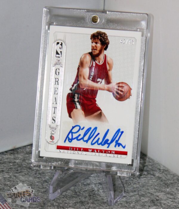 2014-15 Bill Walton #NBG-BW Panini National Treasures Greats /75-stand