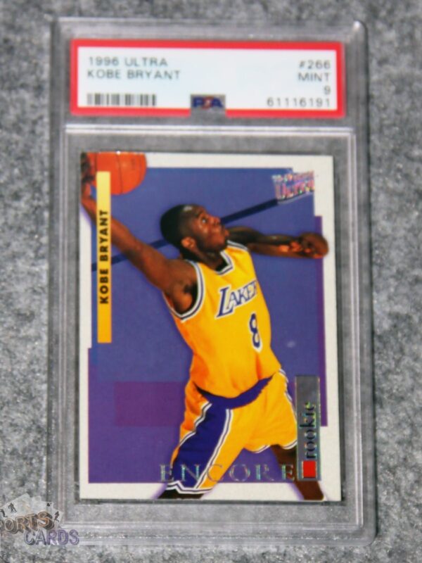 1996-97 Kobe Bryant #266 Fleer Ultra Rookie Encore RC PSA 9 MINT