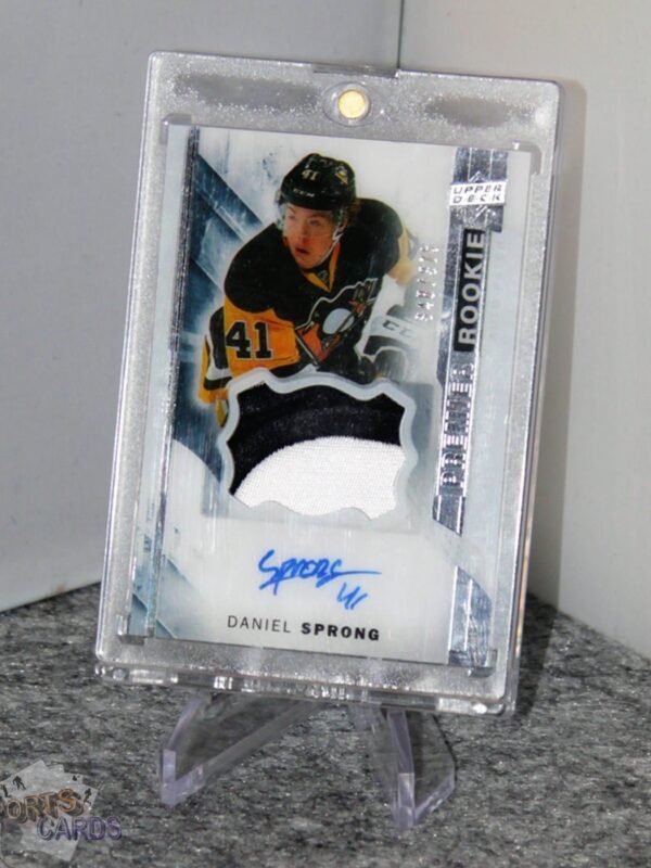 2015-16 Daniel Sprong #85 Upper Deck Premier Rookie /375 - Afbeelding 3