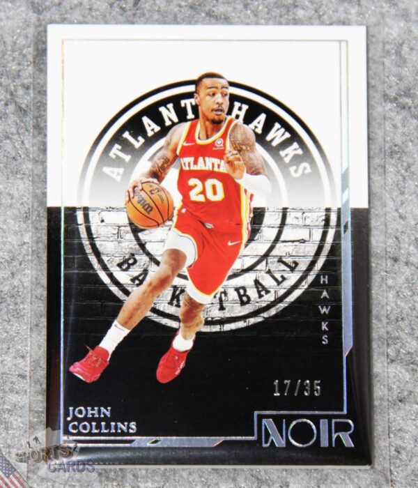 2021-22 John Collins #106 Panini Noir /35-front