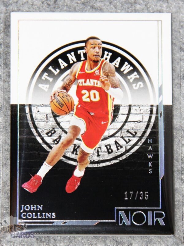 2021-22 John Collins #106 Panini Noir /35-front