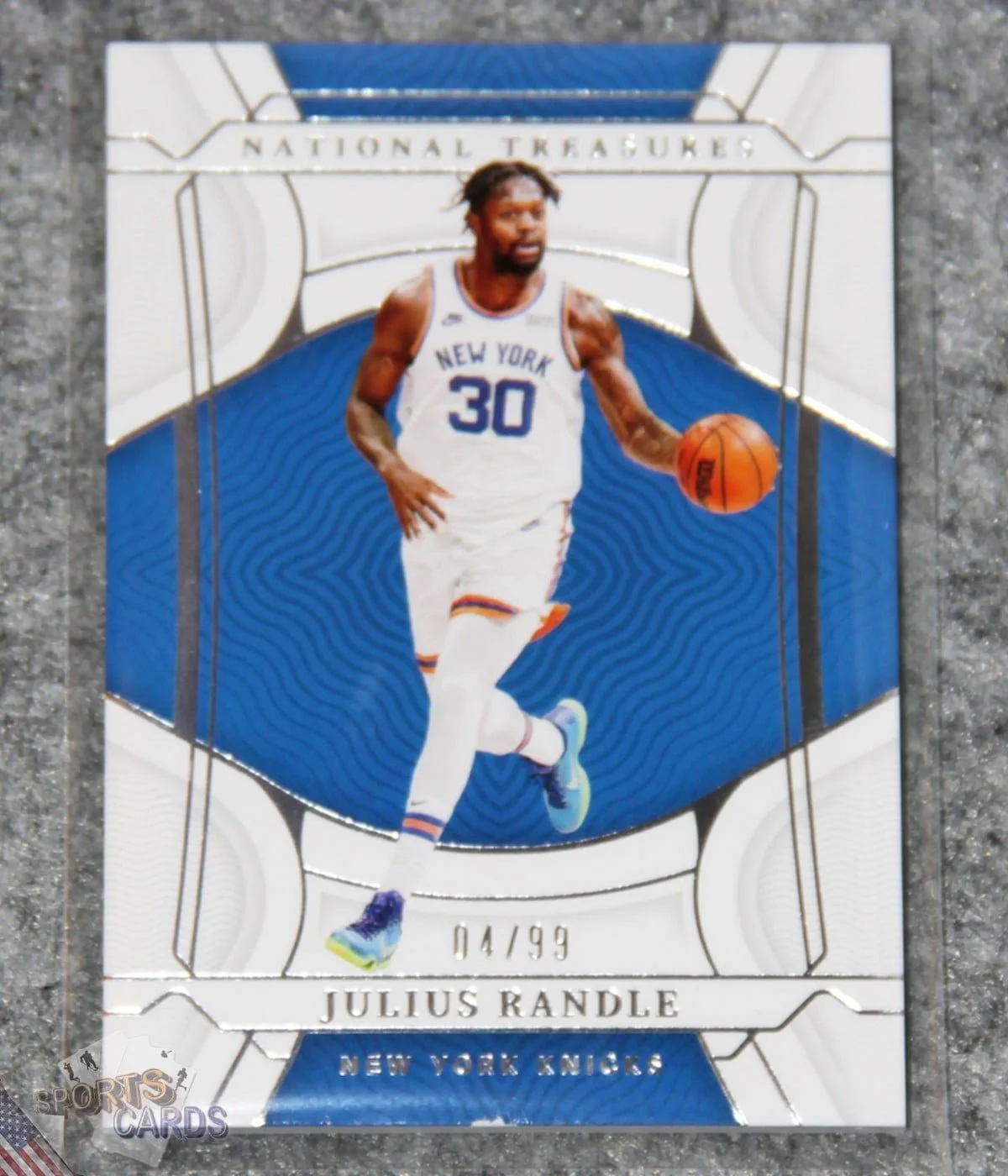 2021-22 Julius Randle #2 Panini National Treasures /99-front