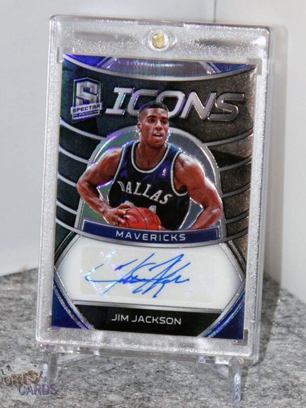 2019-20 Jim Jackson #IA-JJK Panini Spectra Prizm Autographs Icons /149-stand