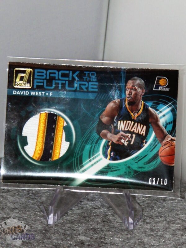 2017-18 David West #BM-DW Panini Donruss Back to the Future Materials /10-stand