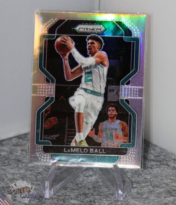 2021-22 LaMelo Ball #185 Panini Prizm Silver Prizm-stand