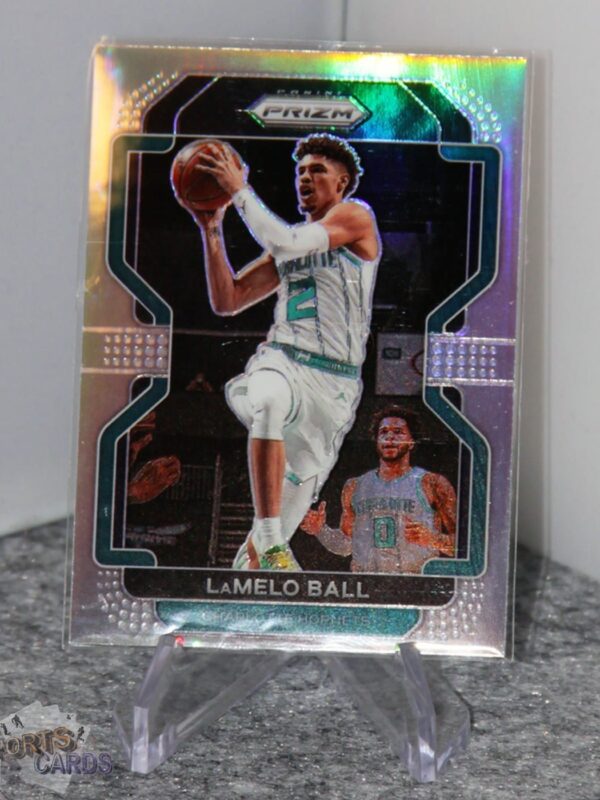 2021-22 LaMelo Ball #185 Panini Prizm Silver Prizm-stand