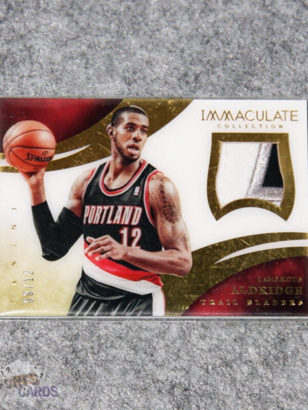 2013-14 LaMarcus Aldridge #26 Panini Immaculate Collection /12-front