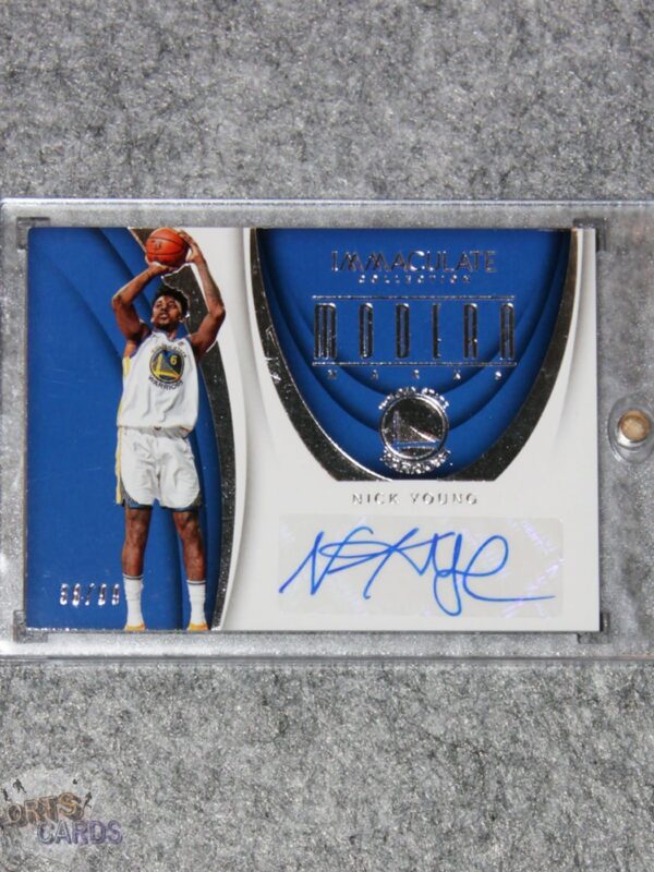 2017-18 Nick Young #MK-NYG Panini Immaculate Modern Marks Autograph /99-front
