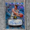 2018-19 Rik Smits #RS-RKS Panini Spectra Radiant Signatures Neon Blue /60-front