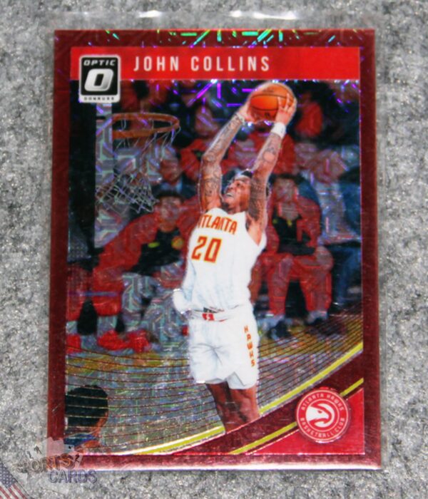 2018-19 John Collins #36 Panini Donruss Optic Choice Red Prizm /88