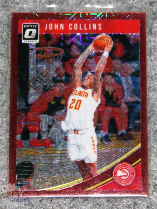 2018-19 John Collins #36 Panini Donruss Optic Choice Red Prizm /88-front