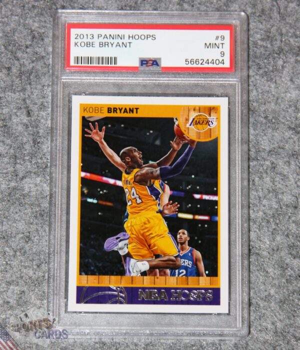 2013-14 Kobe Bryant #9 Panini NBA Hoops PSA 9 MINT
