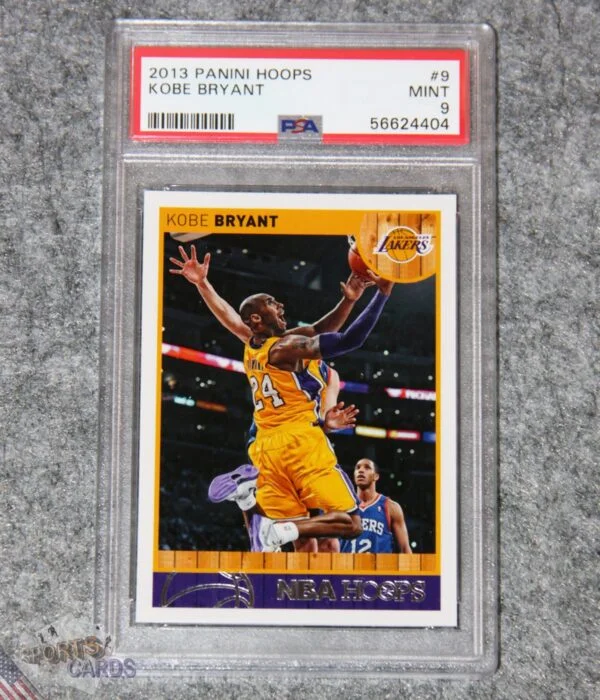 2013-14 Kobe Bryant #9 Panini NBA Hoops PSA 9 MINT-front