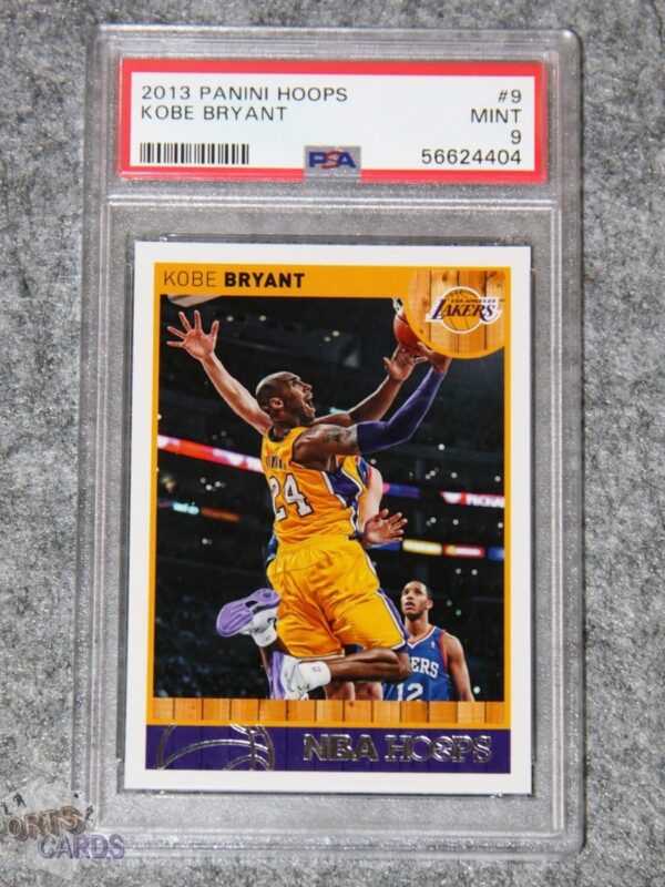 2013-14 Kobe Bryant #9 Panini NBA Hoops PSA 9 MINT-front