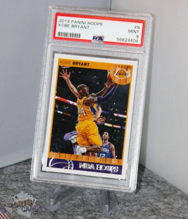 2013-14 Kobe Bryant #9 Panini NBA Hoops PSA 9 MINT-stand