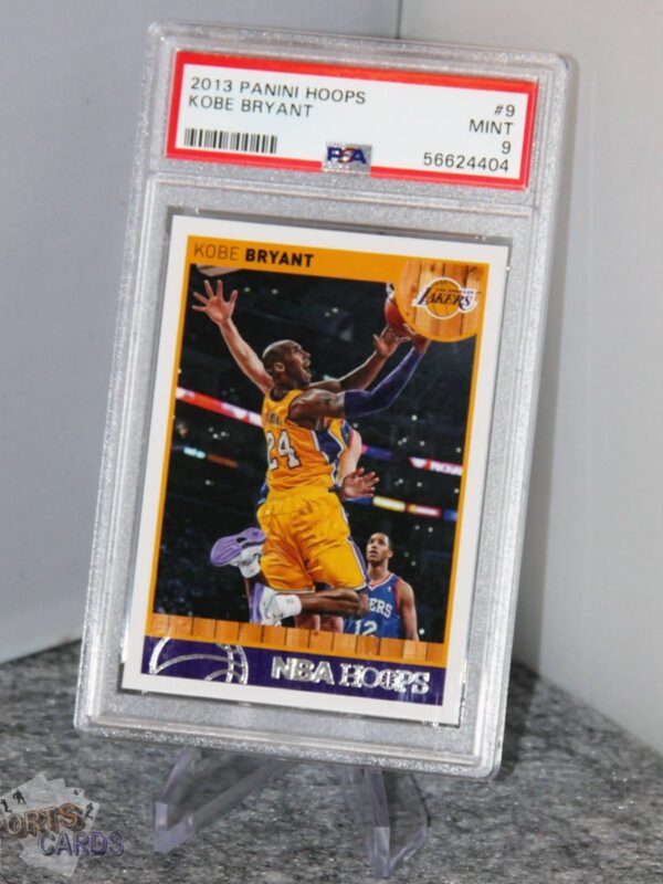 2013-14 Kobe Bryant #9 Panini NBA Hoops PSA 9 MINT-stand