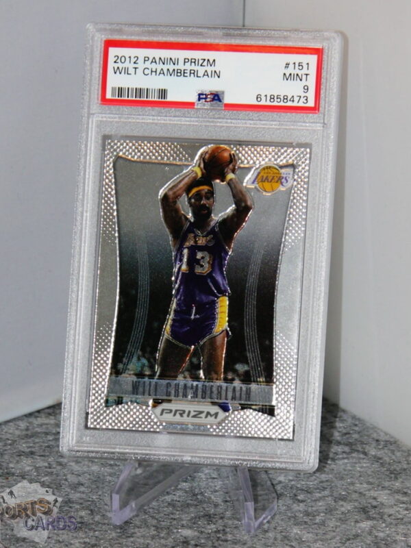 2012-13 Wilt Chamberlain #151 Panini Prizm PSA 9 MINT - Afbeelding 3